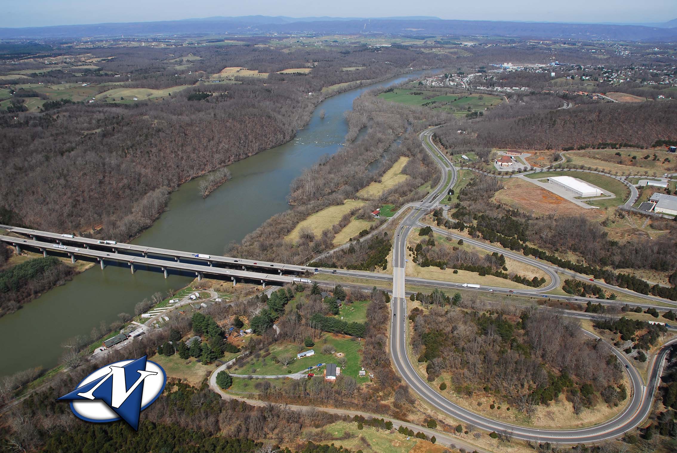 The bridge on I-81 was opened to traffic in 1965.